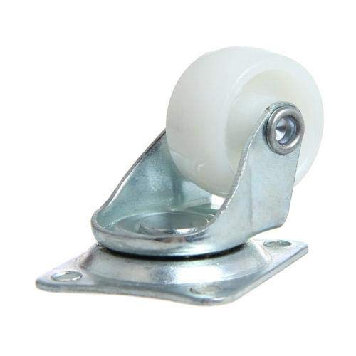 ล้อไนล่อนสำหรับ Smart Car White Nylon Universal Robot Wheels for Smart Car