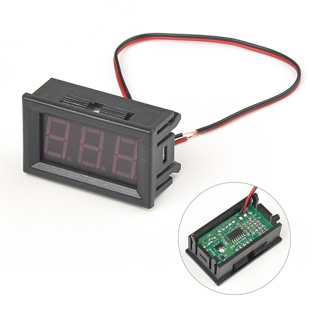 DC Digital Voltmeter Module 0.56" DC4.5V-30.0V (Red Color) โมดูลวัดแรงดันไฟฟ้า แสดงผล 7 Segment