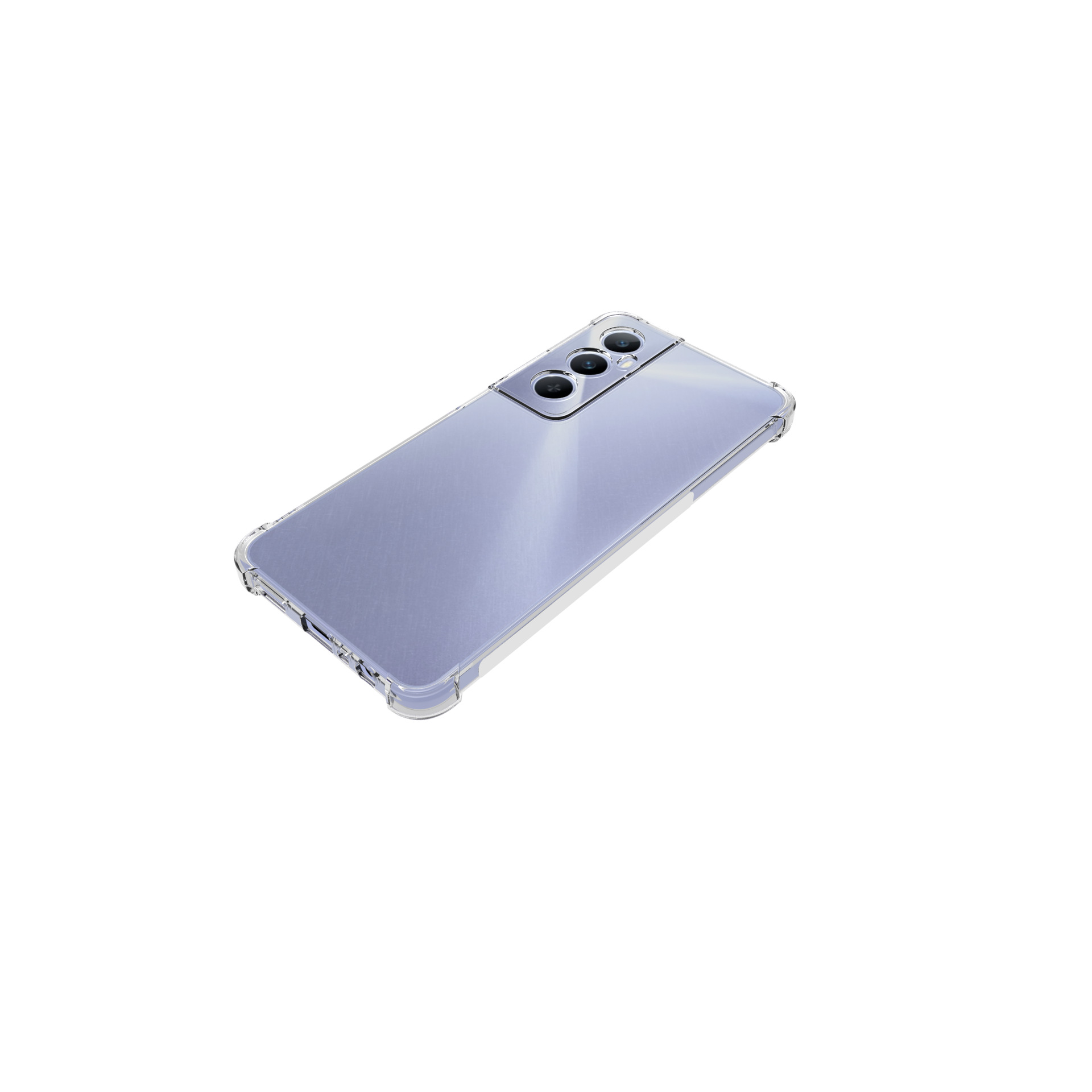 เคส realme C65 ใสเสริมขอบและมุมกันกระแทก