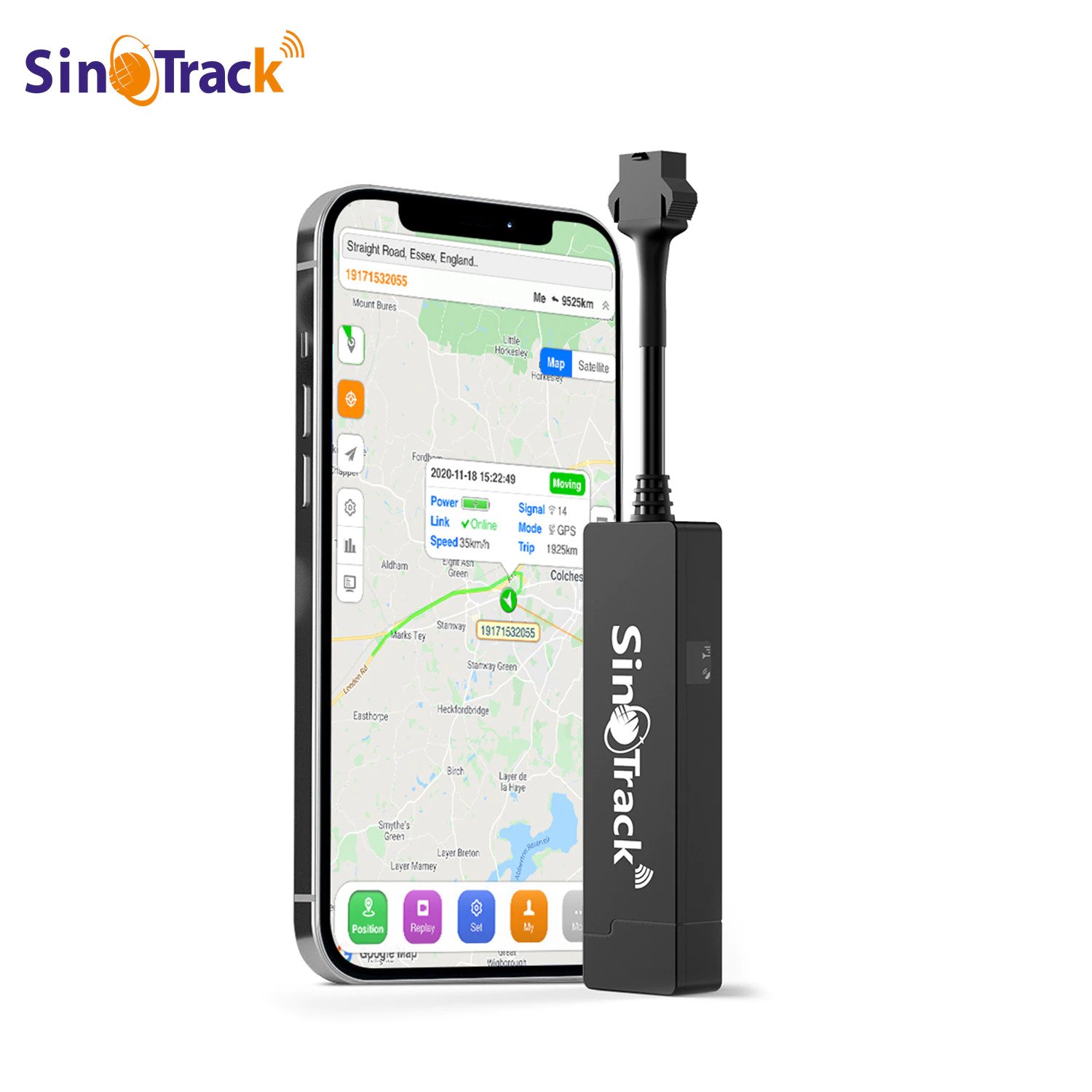 GPS Sinotrack ST-901A+ รุ่นใหม่ คุณภาพสูง พร้อม app และ web ที่ใช้งานได้เป็นอย่างดี