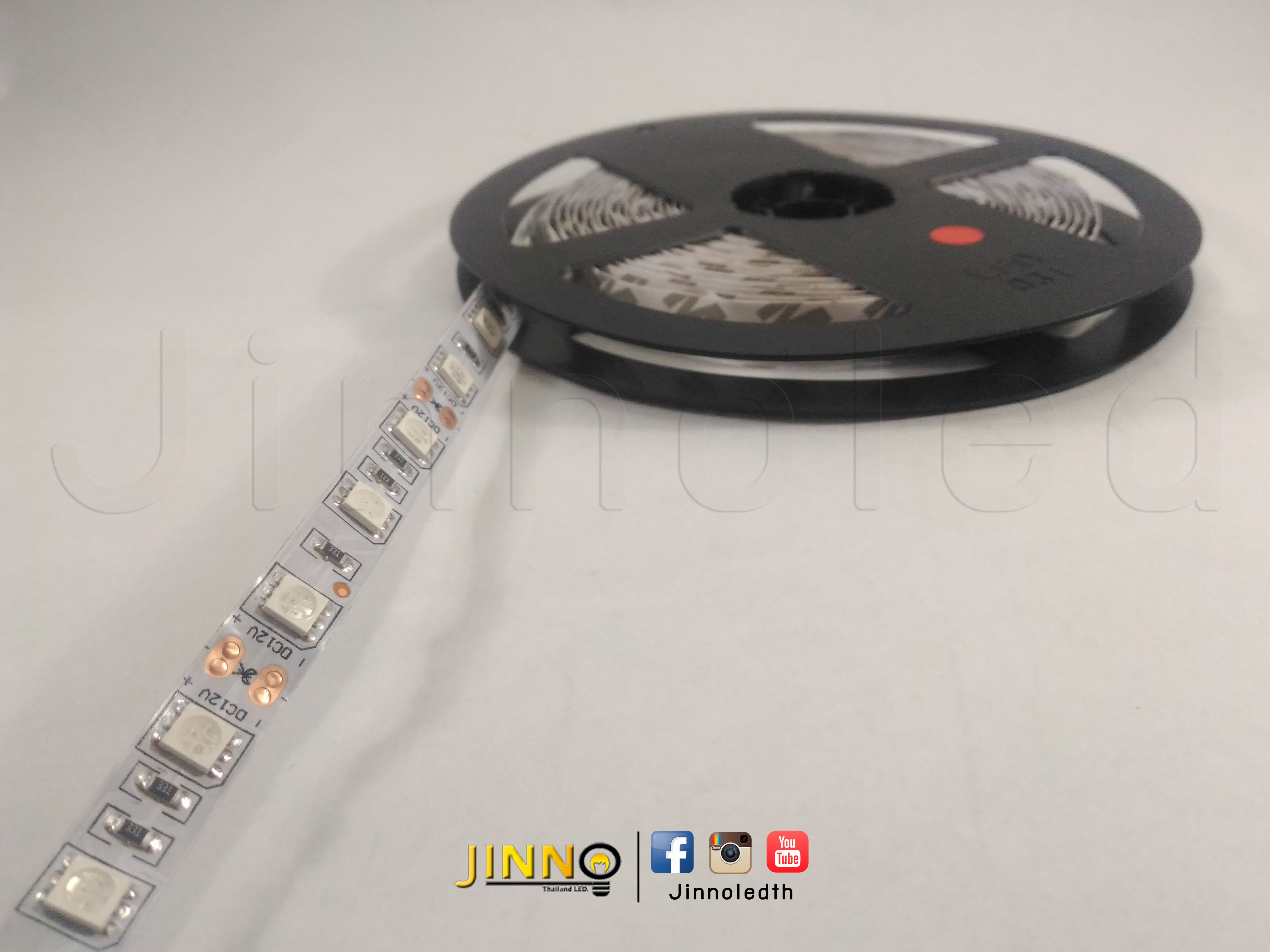 ไฟริบบิ้น 12v รุ่น 5050 IP20 : แบบไม่กันน้ำ