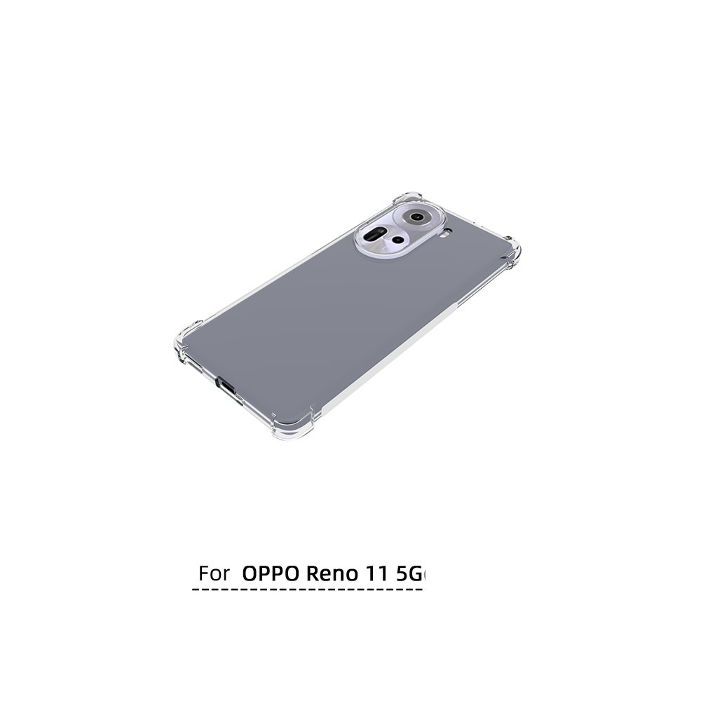 เคส OPPO Reno11 5G แบบ TPU ใสเสริมขอบและมุมกันกระแทก