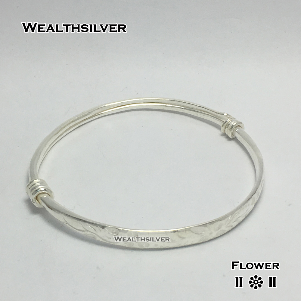 กำไลข้อมือ ลาย Flower ฟรีไซส์