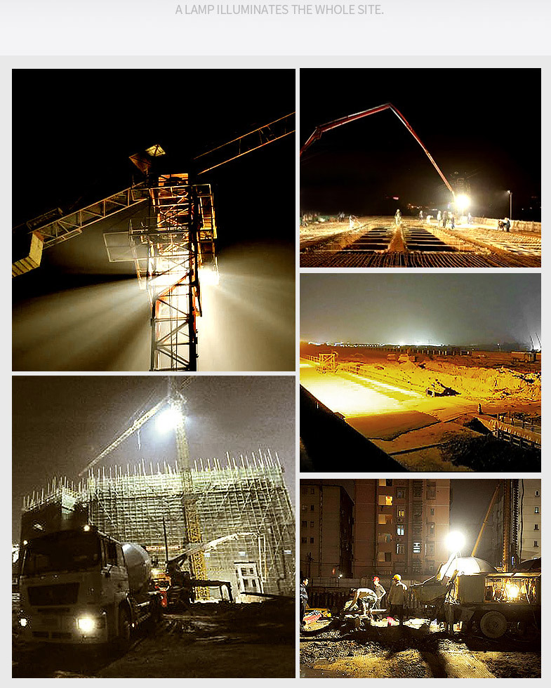 โคมไฟสนาม แรงสูง ขนาดใหญ่ หลอด LED ขนาด 400 Watt