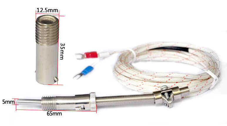 WRNT-01 K-Type 0-600°C Thermocouple 2-Wire เซ็นเซอร์วัดอุณหภูมิ สายยาว 3 เมตร