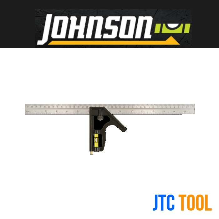 ฉากผสม400มิล(16นิ้ว) - 16" Inch/Metric Combination Square No.420EM [Brand: Johnson]