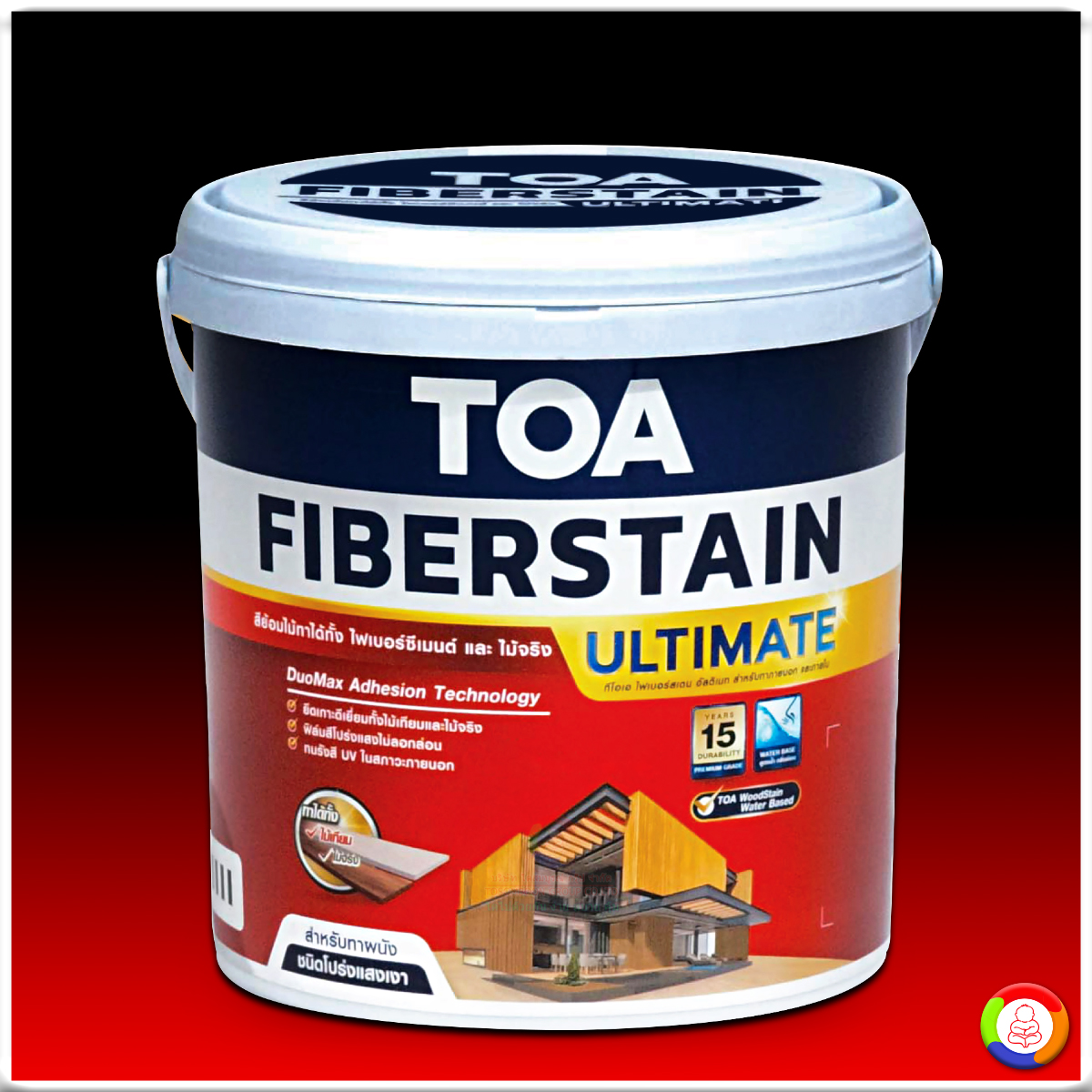 Toa Fiberstain Ultimate Glossทีโอเอ ไฟเบอร์สเตน อัลติเมท สำหรับงานผนัง ชนิดโปร่งแสง (เงา)
