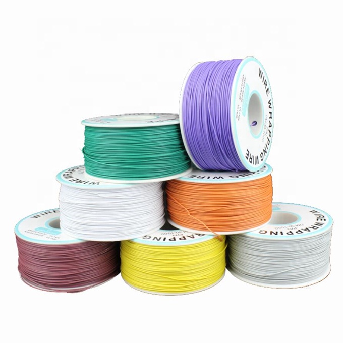 Wire Wrapping Wire 305M 30AWG 1 ม้วน (305 เมตร) สายไฟบัดกรี PCB