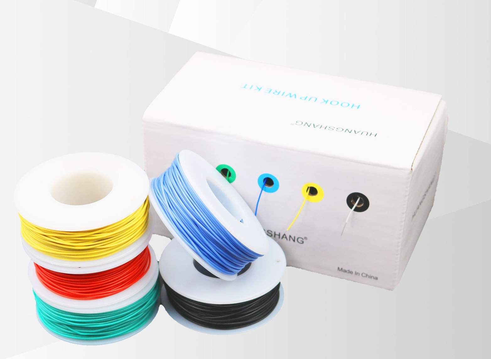 UL1007 Silicone Wire 20AWG สายไฟซิลิโคน สายไฟอ่อน ชุด 5 สี