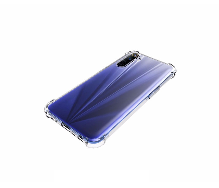 เคส Realme 6 แบบ TPU ใสเสริมขอบและมุมกันกระแทก