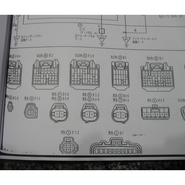 หนังสือ วงจรไฟฟ้า Wiring Diagram Toyota Aristo เครื่องยนต์ 2JZ-GTE VVTI 98~