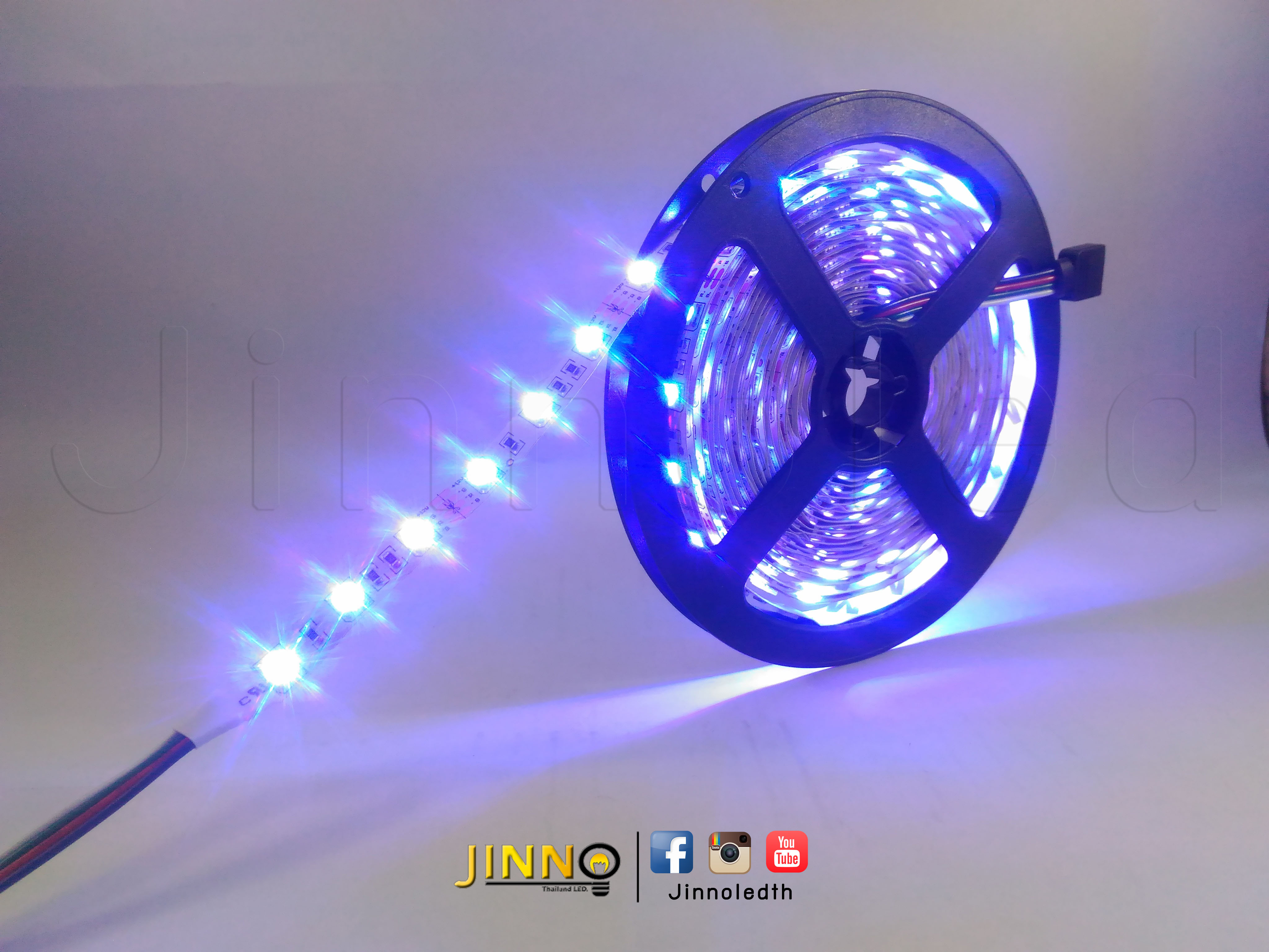 ไฟริบบิ้น 12v รุ่น 5050 IP20 : แบบไม่กันน้ำ