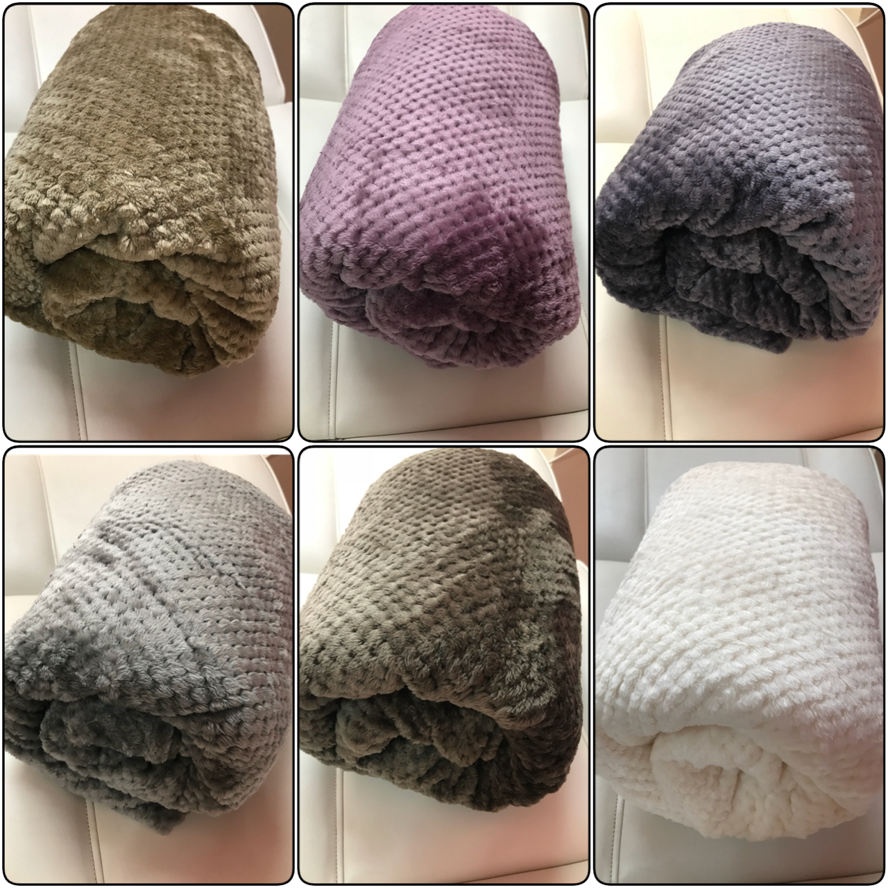 ผ้าห่มสไตล์ญี่ปุ่นลายตาข่าย 7x8 ฟุต เกรดพรีเมี่ยม Premium งานส่งออกญี่ปุ่น