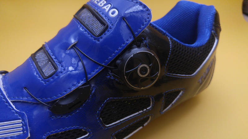 รองเท้าจักรยาน Tiebao แบบเอ็นรัด สีน้ำเงิน