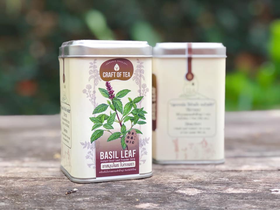 CRAFT OF TEA ชาใบกะเพรา แบบกระปุก
