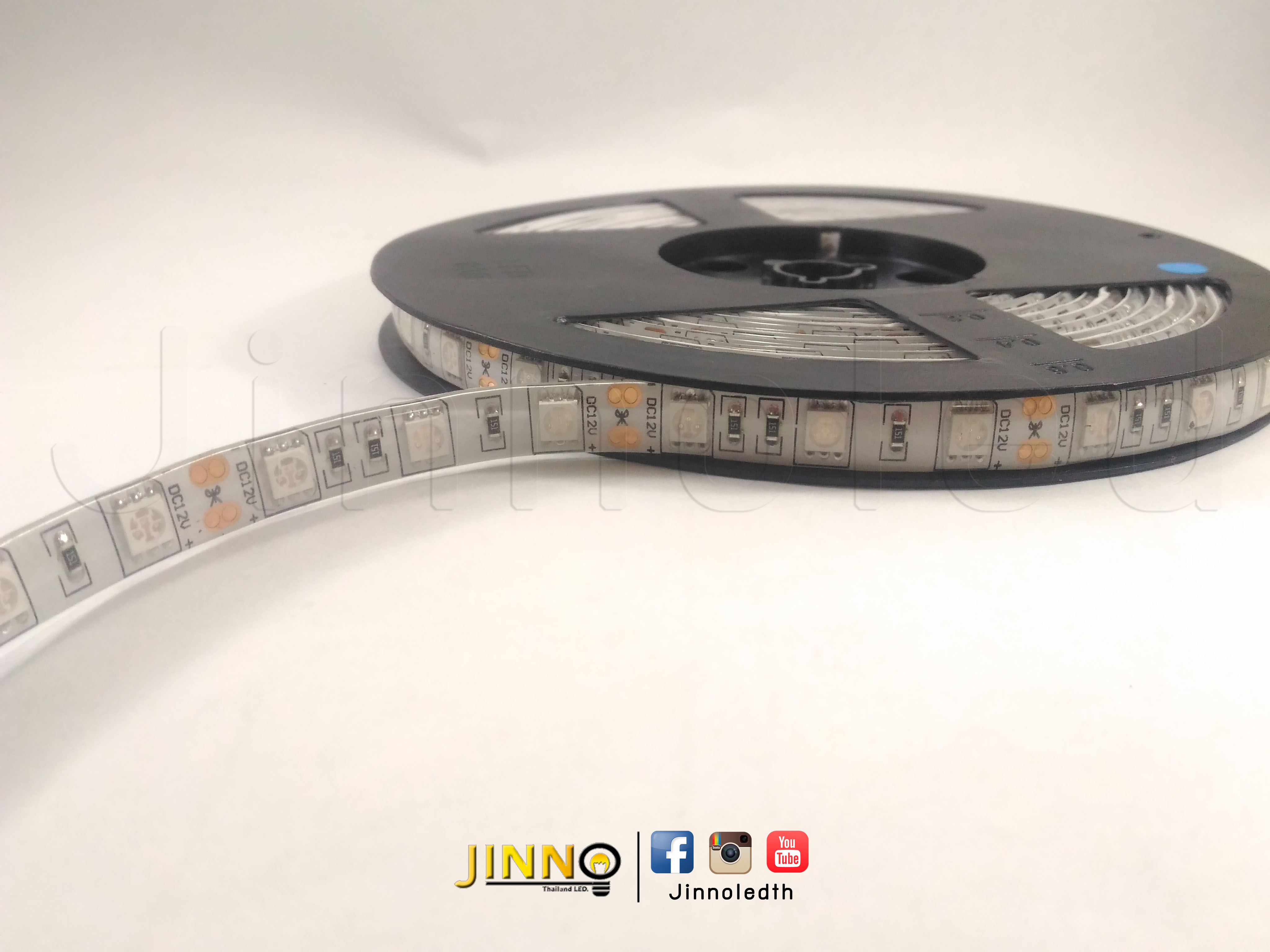 ไฟริบบิ้น 12v รุ่น 5050 IP65 : แบบกันน้ำ