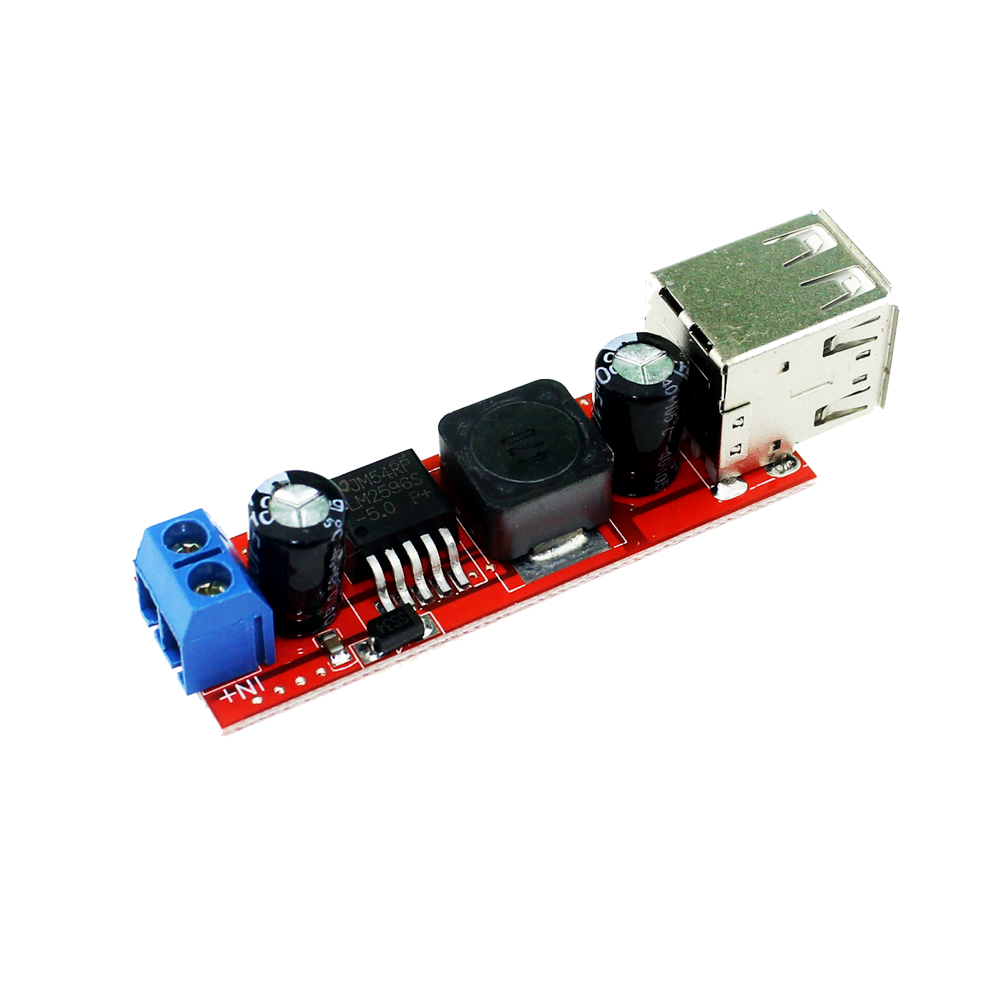 Dual USB 9V/12V/24V/36V to 5V Converter DC-DC 3A Step Down Power Module