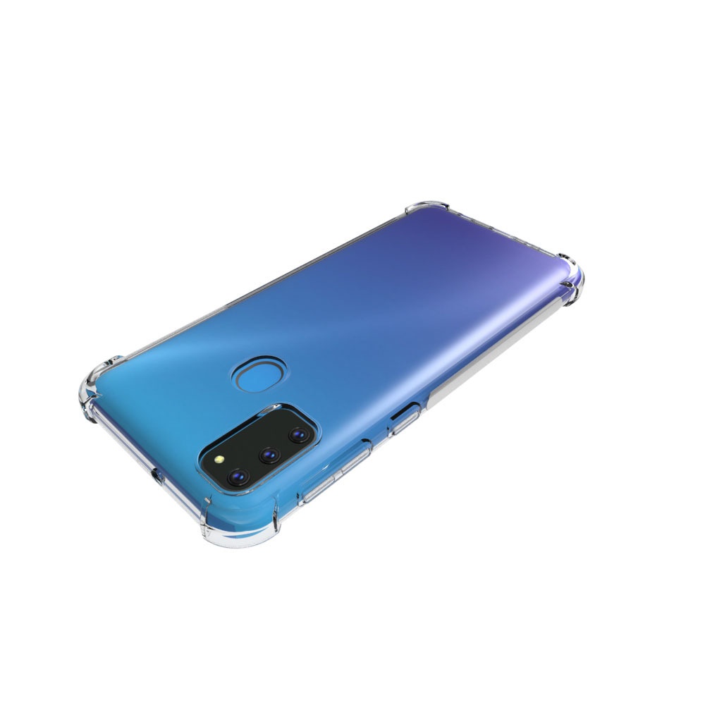 เคส Samsung Galaxy M30s แบบ TPU ใสเสริมขอบและมุมกันกระแทก