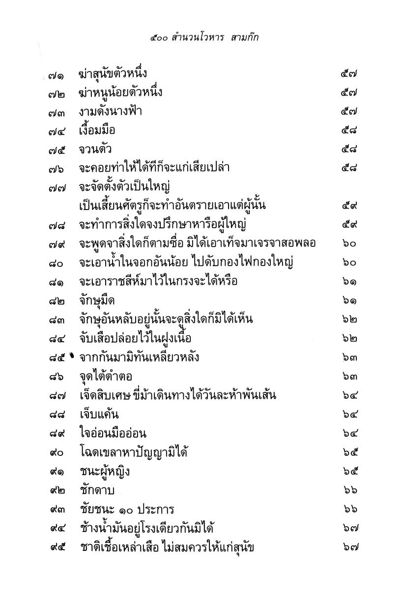 500 สำนวนโวหาร สามก๊ก โดย พ.ศ.พัฒนา