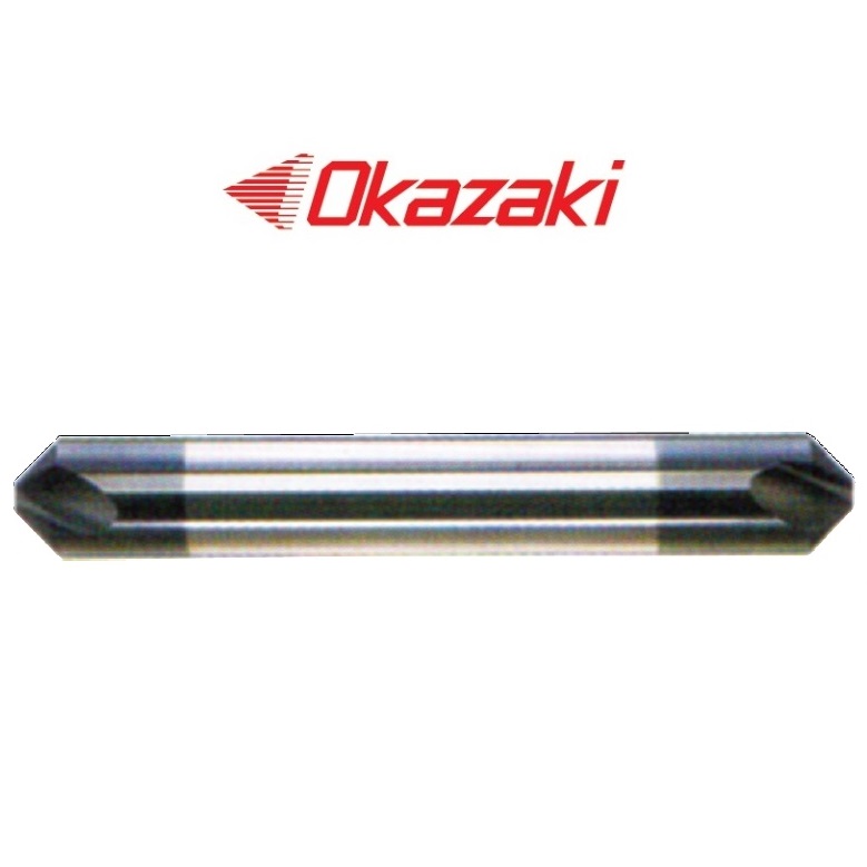 ดอกสว่านเคาน์เตอร์ซิ้งคาร์ไบด์3ฟันเคลือบ TiAlN - TiAlN Coated Solid Carbide Countersinks (3 Flutes) CCS3A Series [Brand: Okazaki]