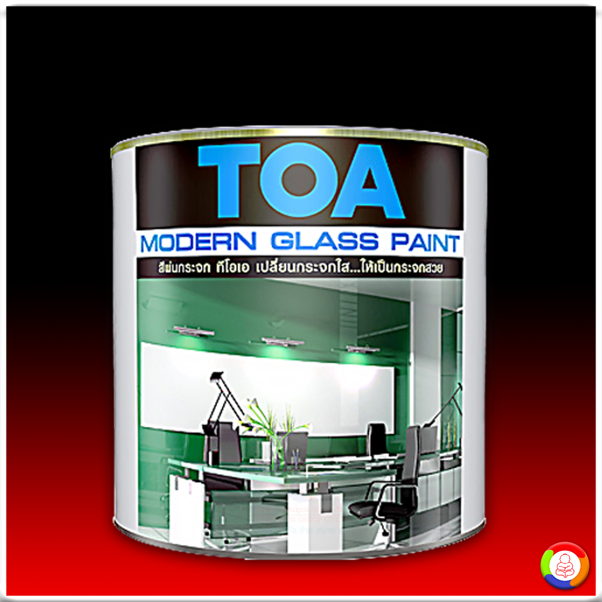 TOA Modern Glass Paint ทีโอเอ โมเดิร์น กลาส เพ้นท์