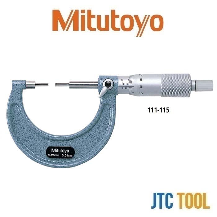 ไมโครมิเตอร์ปากเล็ก - Spline Micrometer [Series 111] [Brand: Mitutoyo]