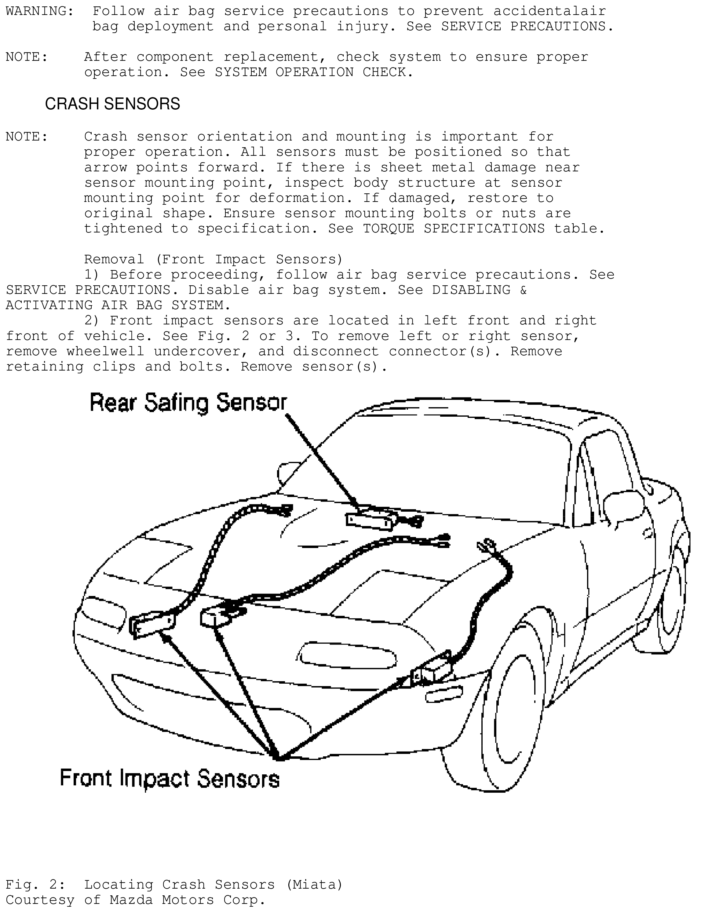 CD คู่มือซ่อม วงจรไฟฟ้า 1990 Mazda MX-5 Factory Service Manual