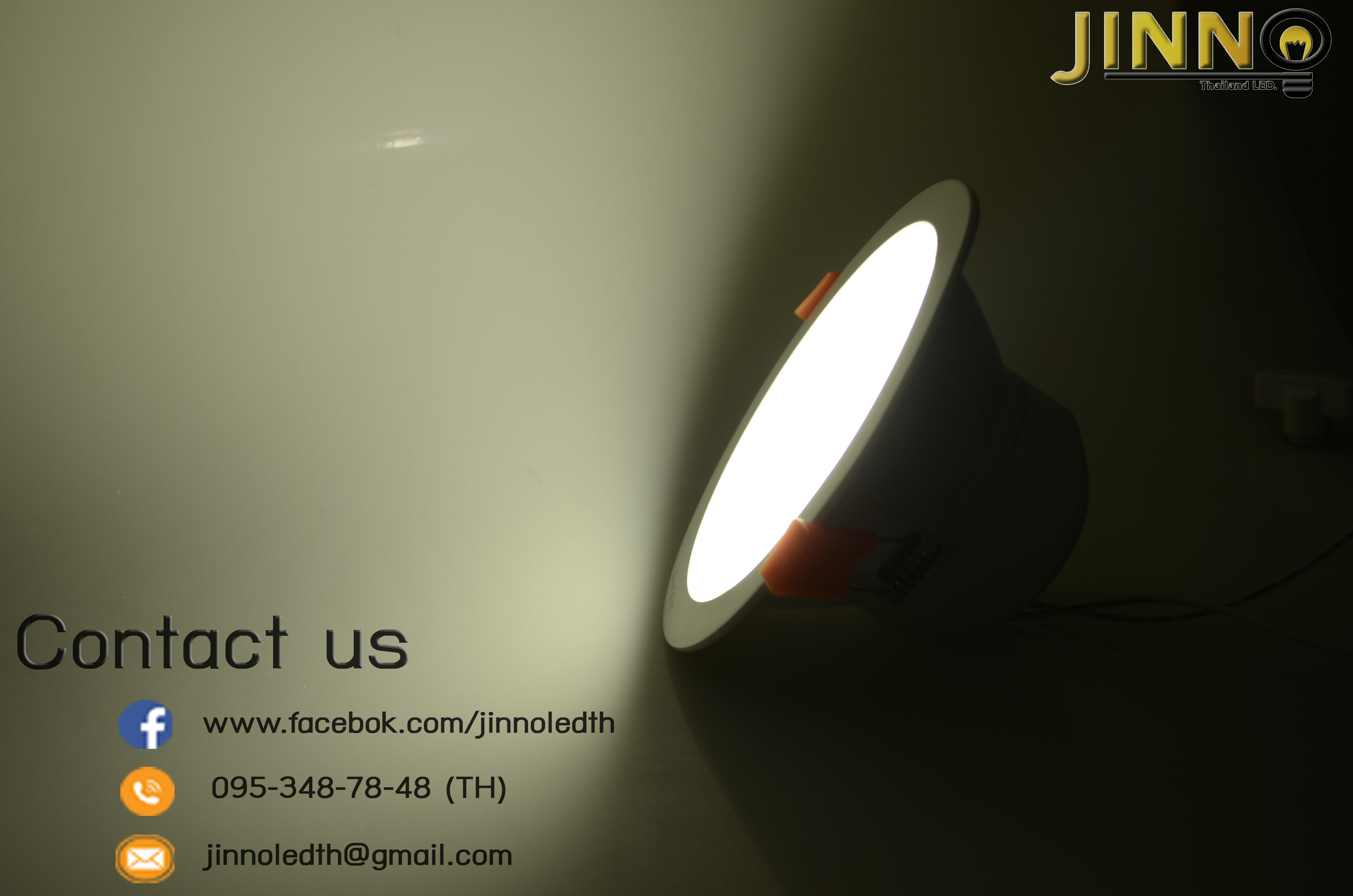 LED ดาวน์ไลท์ 18 วัตต์ แสงวอร์มไวท์/Donwnlight 18w :White light