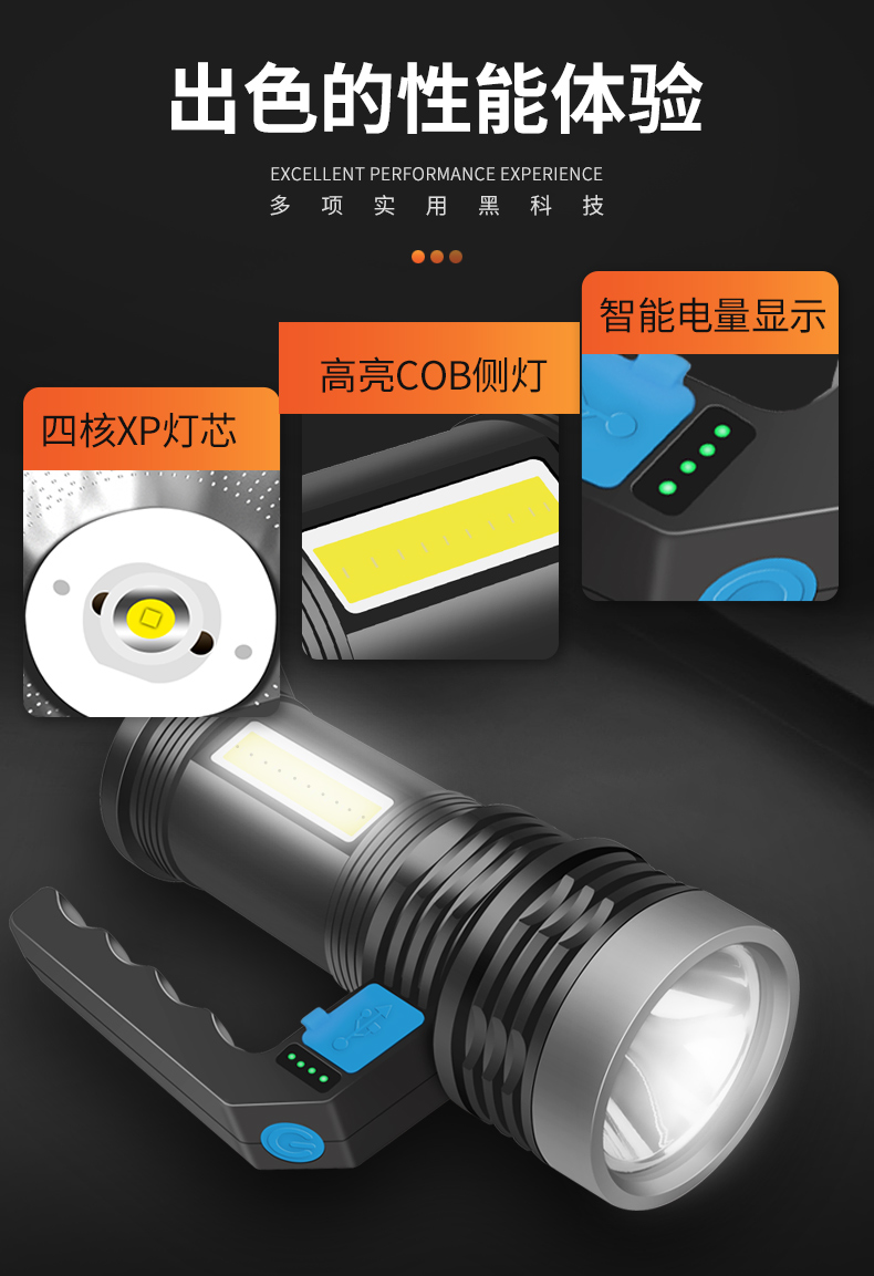 ไฟฉายสะพาย และจับถือ ขนาดกลาง รุ่นใหม่ Shinefire XP