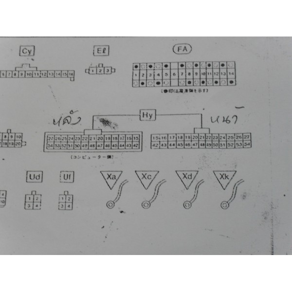 หนังสือ WIRING DIAGRAM รถยนต์ DAIHATSU MOVE ทั้งคัน โฉมปี 1995 (เครื่องยนต์รุ่น JB-JL) (JP)