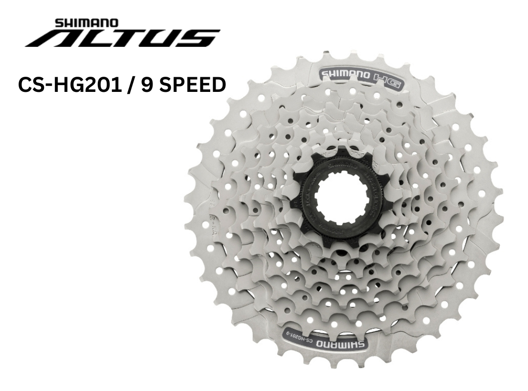 เฟืองหลัง Shimano Altus 9 Speed รุ่น CS-HG201