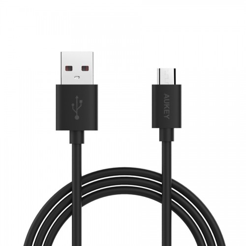 สายชาร์จ/ซิงค์ Aukey 6.6 ft. Micro USB 2.0 Data Sync Charge Cable ยาว 2 เมตร (สีดำ) (CB- D9)