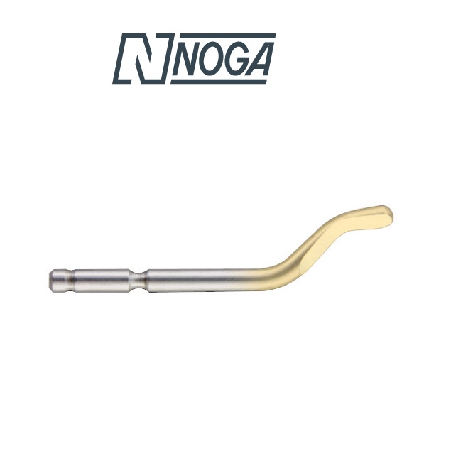 เฉพาะใบมีดลบคม S100Tin (10อัน/แพ็ค) - Heavy Duty Dia.3.2 mm. No.BS1019 (10Pcs./Pack) [Brand: Noga]