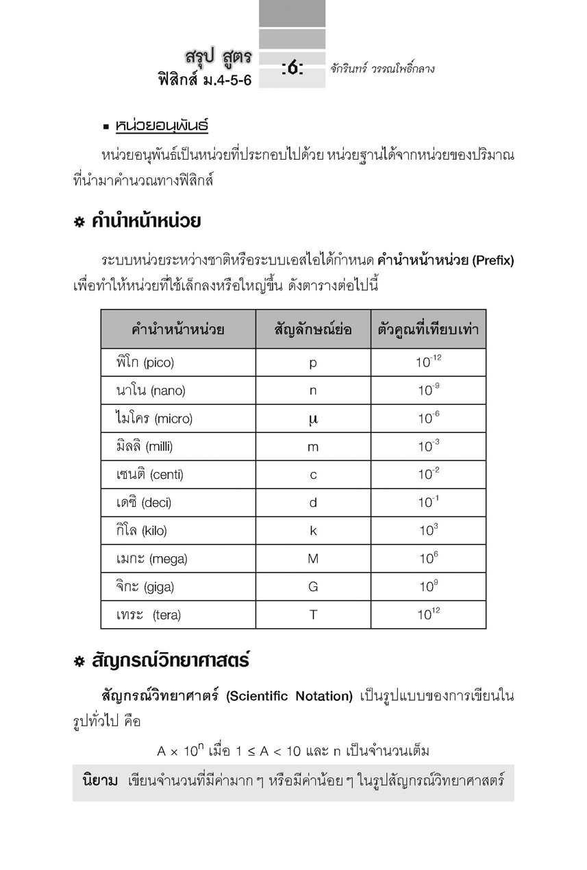 สรุปสูตรและเทคนิคคิดลัด ฟิสิกส์ ม.4-5-6 A-Level โดย พ.ศ.พัฒนา