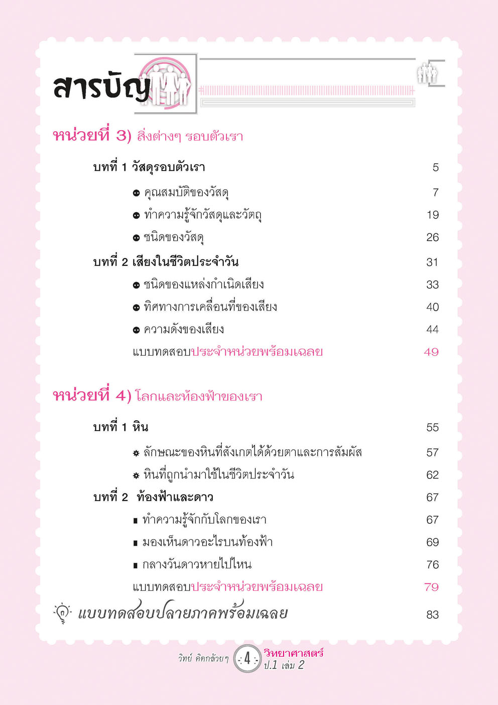 วิทย์คิดกล้วยๆ วิทยาศาสตร์ ป.1 เล่ม 2 (หลักสูตรใหม่) โดย พ.ศ.พัฒนา