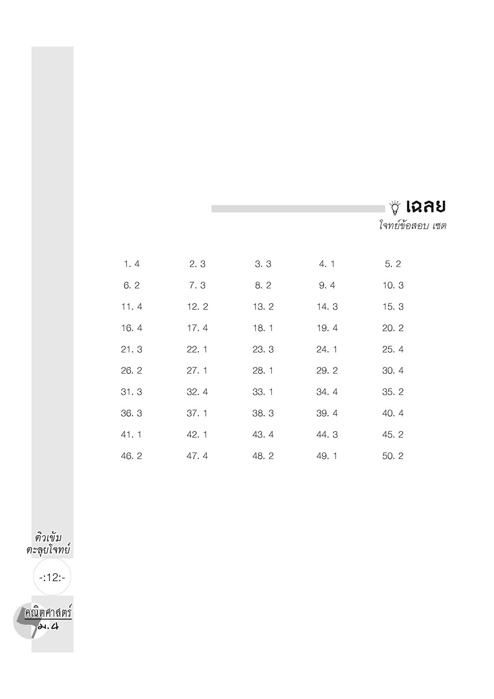 ตะลุยโจทย์ คณิตศาสตร์ ม.4 (หลักสูตรปรับปรุง พ.ศ. 2560) โดย พ.ศ.พัฒนา