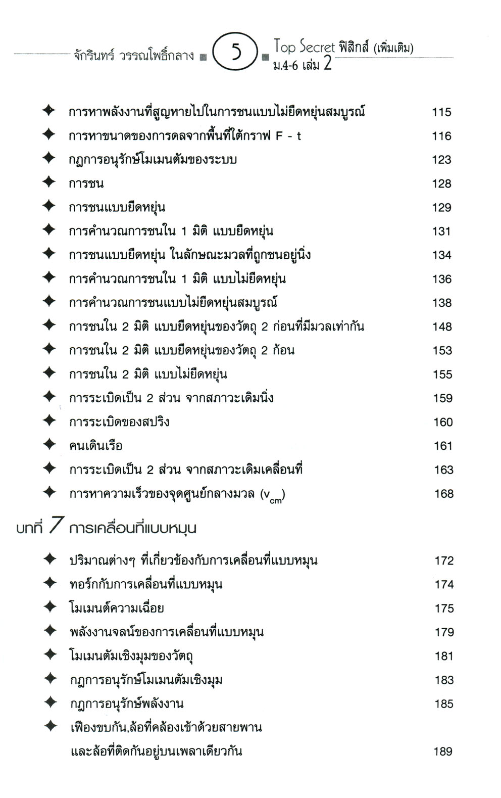 Top Secret ฟิสิกส์ เพิ่มเติม ม. 4-6 เล่ม 2 (หลักสูตร 2551) โดย พ.ศ.พัฒนา