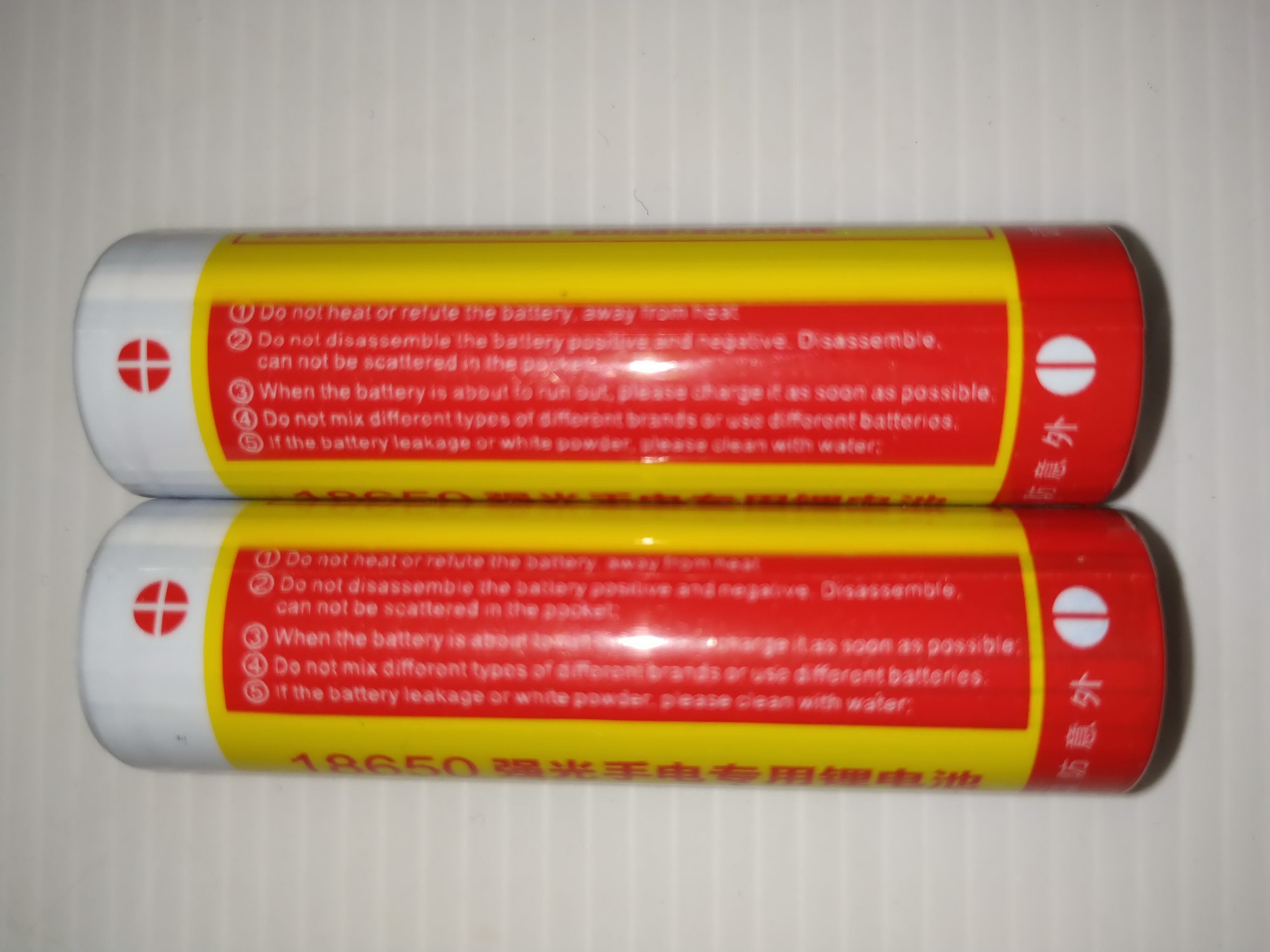 แบตเตอรี่คุณภาพดี Warsun 18650 ขนาดความจุ 3000 Mah