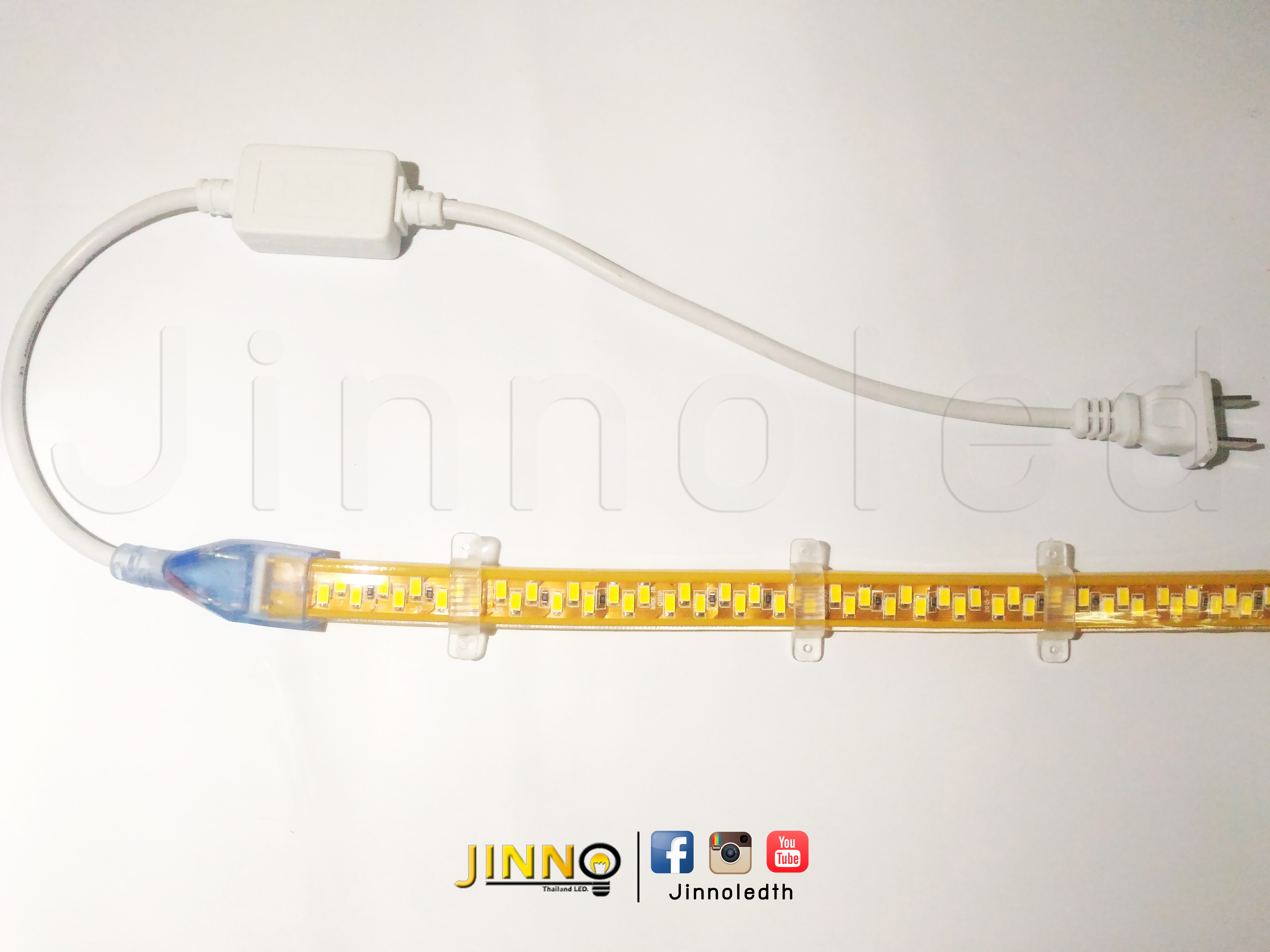 Clip lock คลิปยางล็อคติดตั้งไฟสายยาง แบบโค้งง้อได้ Flexible สำหรับไฟสายยาง 5630 Colourwire