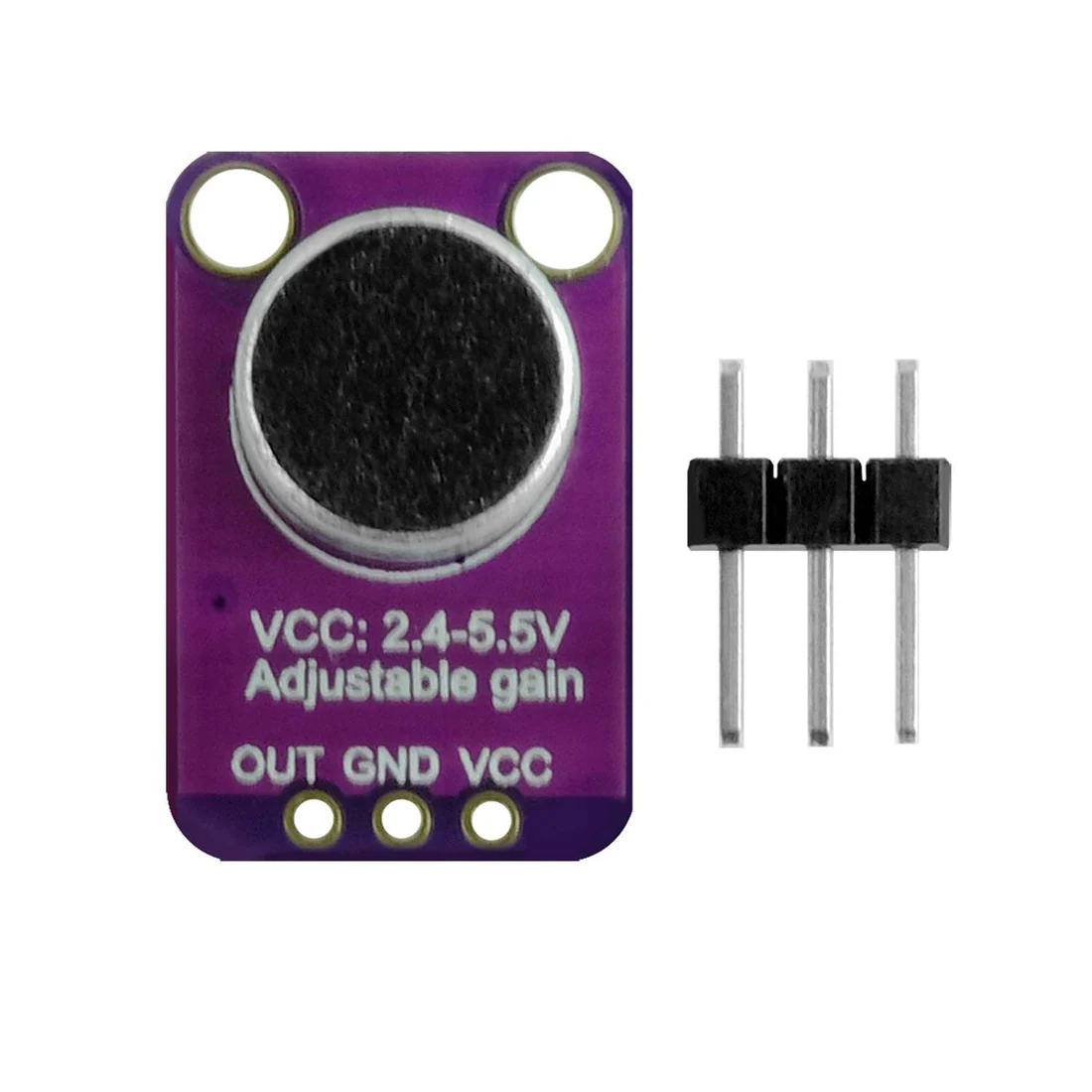 MAX4466 Adjustable Gain Electret Microphone GY-MAX4466 โมดูลไมโครโฟนเสียงความไวสูง วัดเดซิเบล