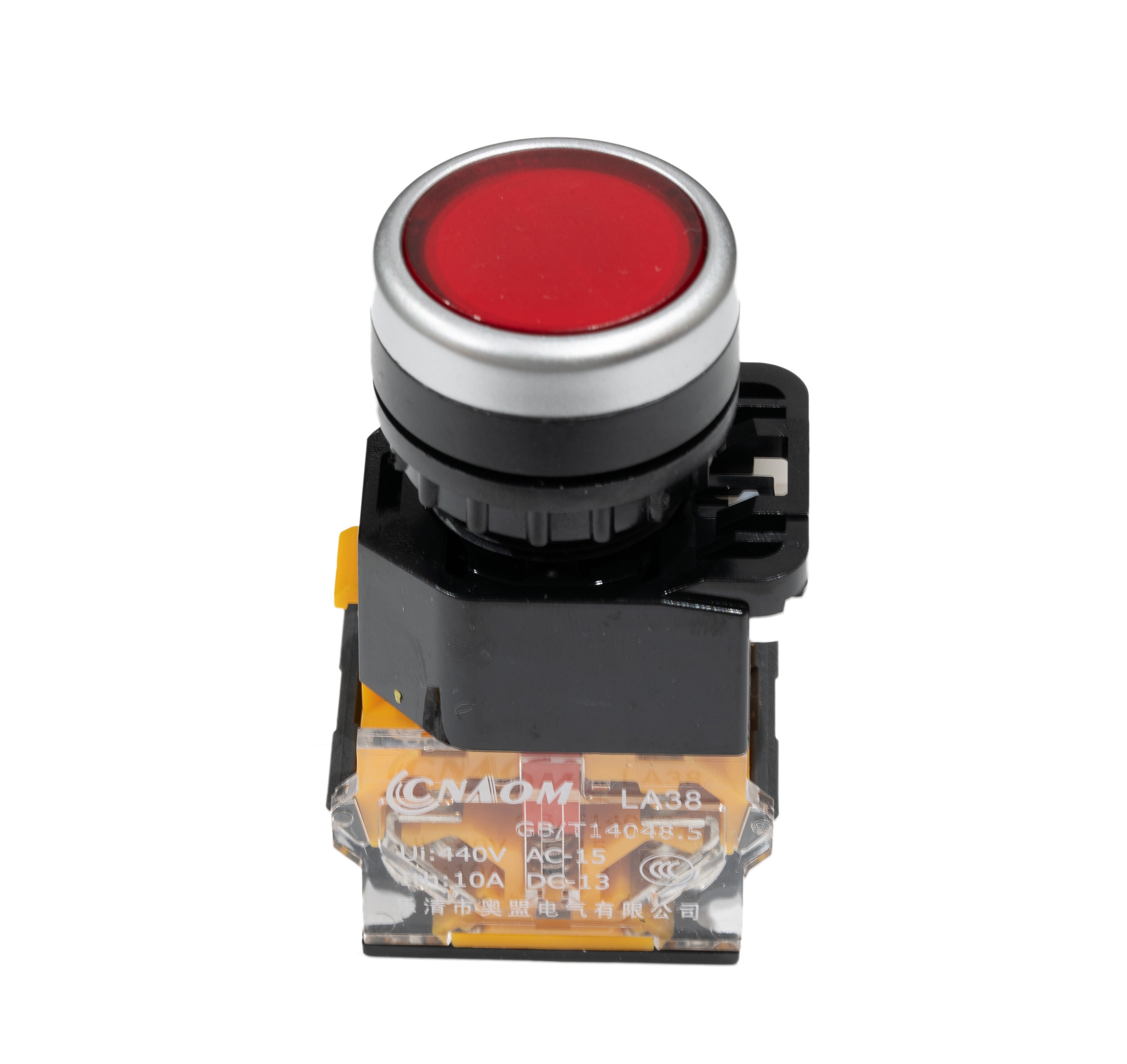 LA38-11 สวิตซ์ ปุ่มกด ตู้คอนโทรล กดติด-ปล่อยดับ Push Button 22mm