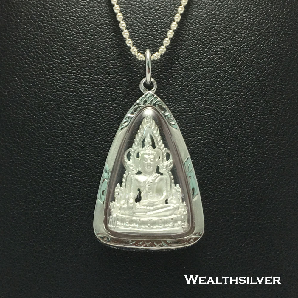 จี้พรีเมี่ยมพระพุทธชินราช M องค์เงิน