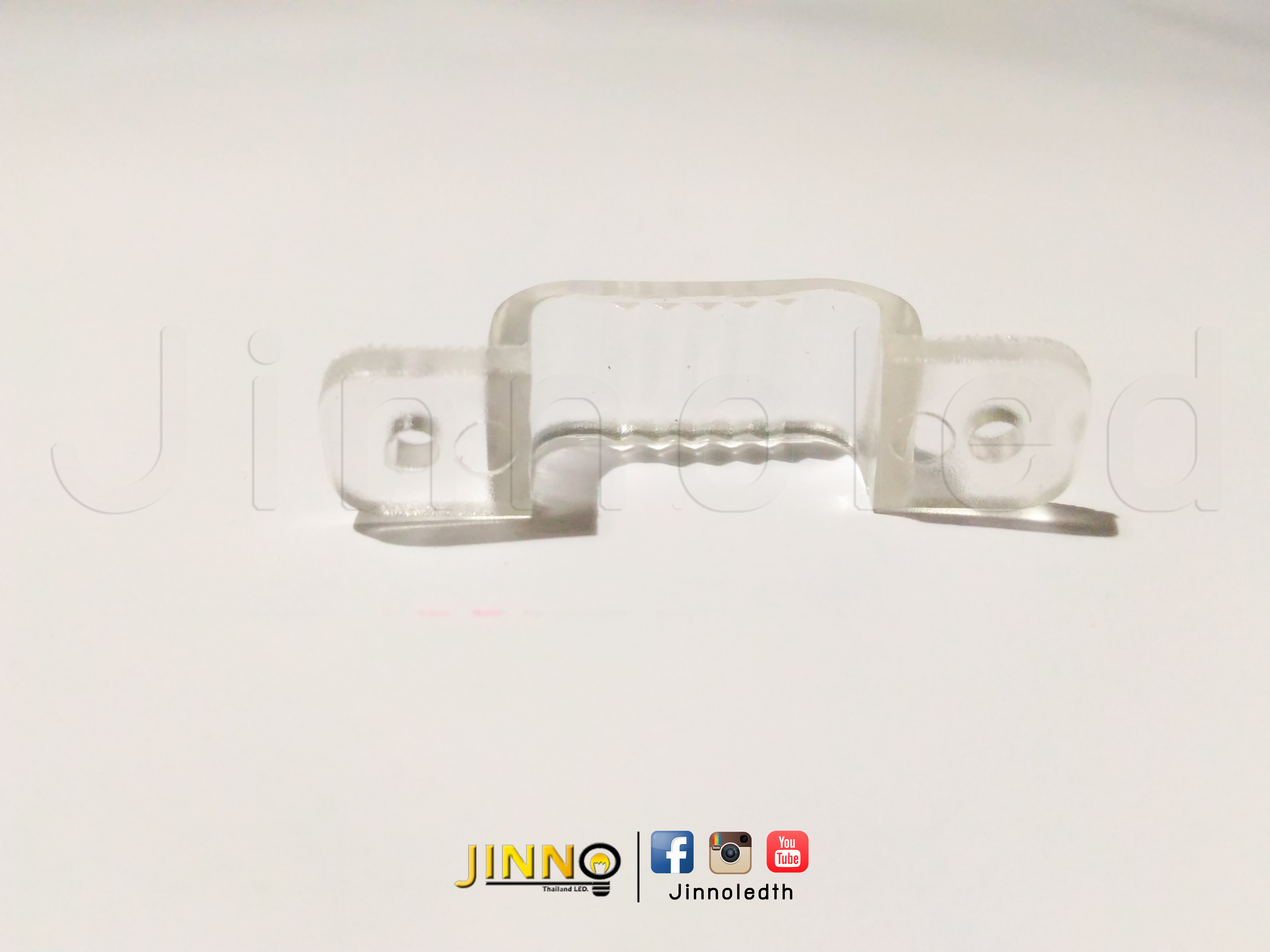 Clip lock คลิปยางล็อคติดตั้งไฟสายยาง แบบโค้งง้อได้ Flexible สำหรับไฟสายยางรุ่น 5050