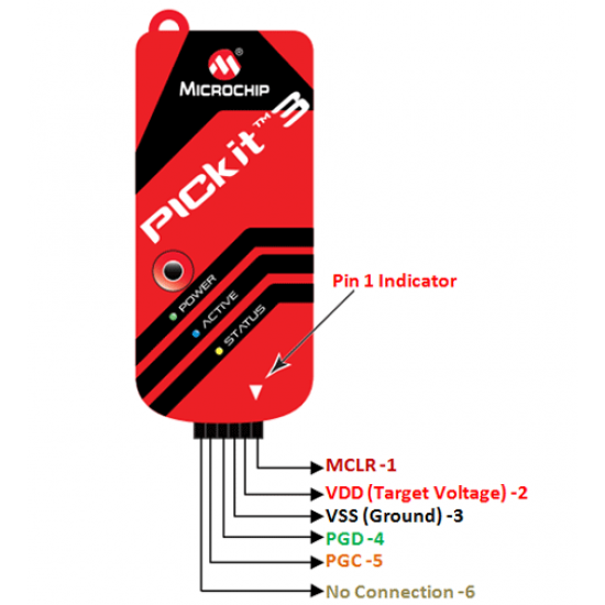 เครื่องโปรแกรมไมโครคอนโทรลเลอร์ PIC KIT PICKIT 3 PIC Programmer