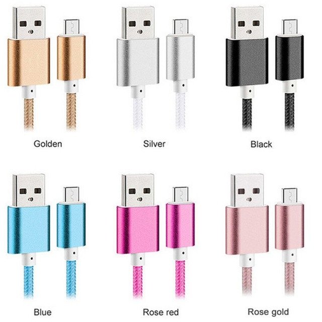 สาย Micro USB Nylon ถัก ยาว 1.5m