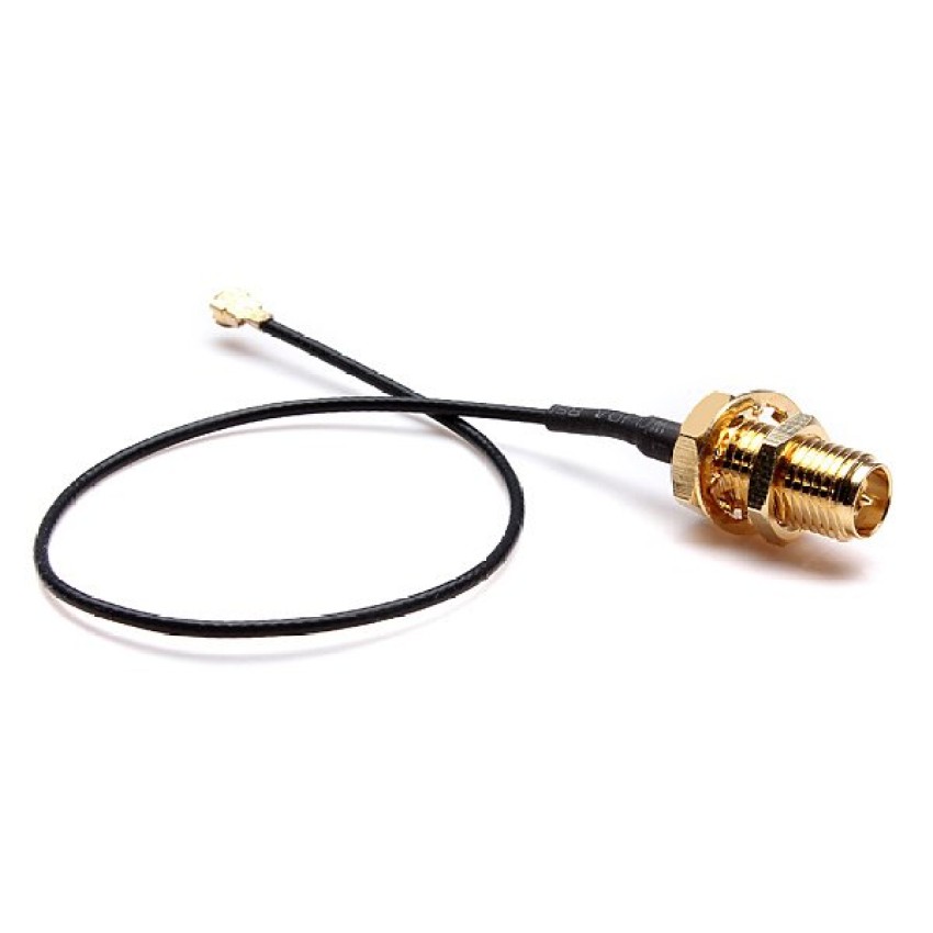 RF Wifi Adapter Cable (SMA to UFL/U.FL/MHF1/IPX/IPEX) Male ยาว 15cm