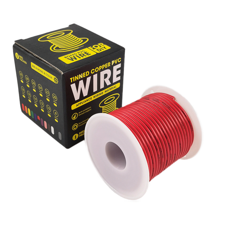 AWG24 UL1007 สายไฟอ่อน AWG เบอร์ 24 HOOK UP WIRE 300V ความยาว 200FT/60M