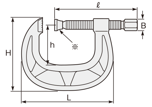Dimension C Clamp