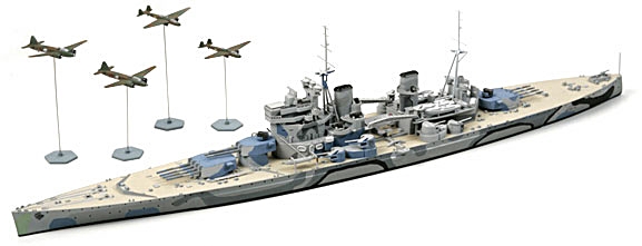 31615 TAMIYA 1/700 British Prince of Wales Battleship