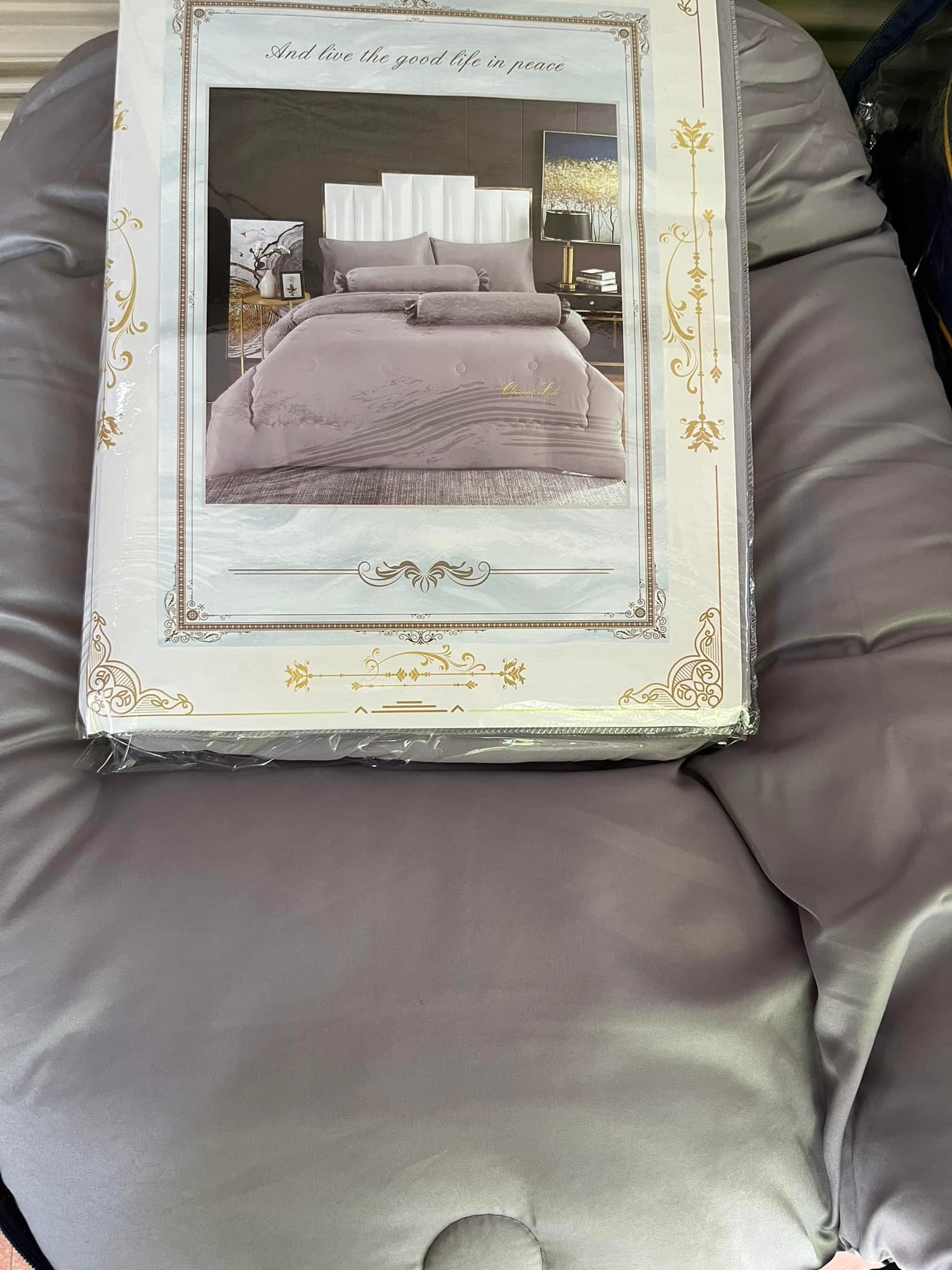 ชุดนวม ครบเซ็ท เนื้อผ้าCotton ซาติน ทอ400 เส้นด้าย สีพื้น นุ่มนิ่มมาก 👍สินค้าคุณภาพ👍